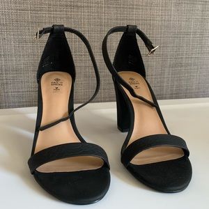 Black Block Heels